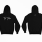Ted Talen Script Logo Hoodie - Black/White
