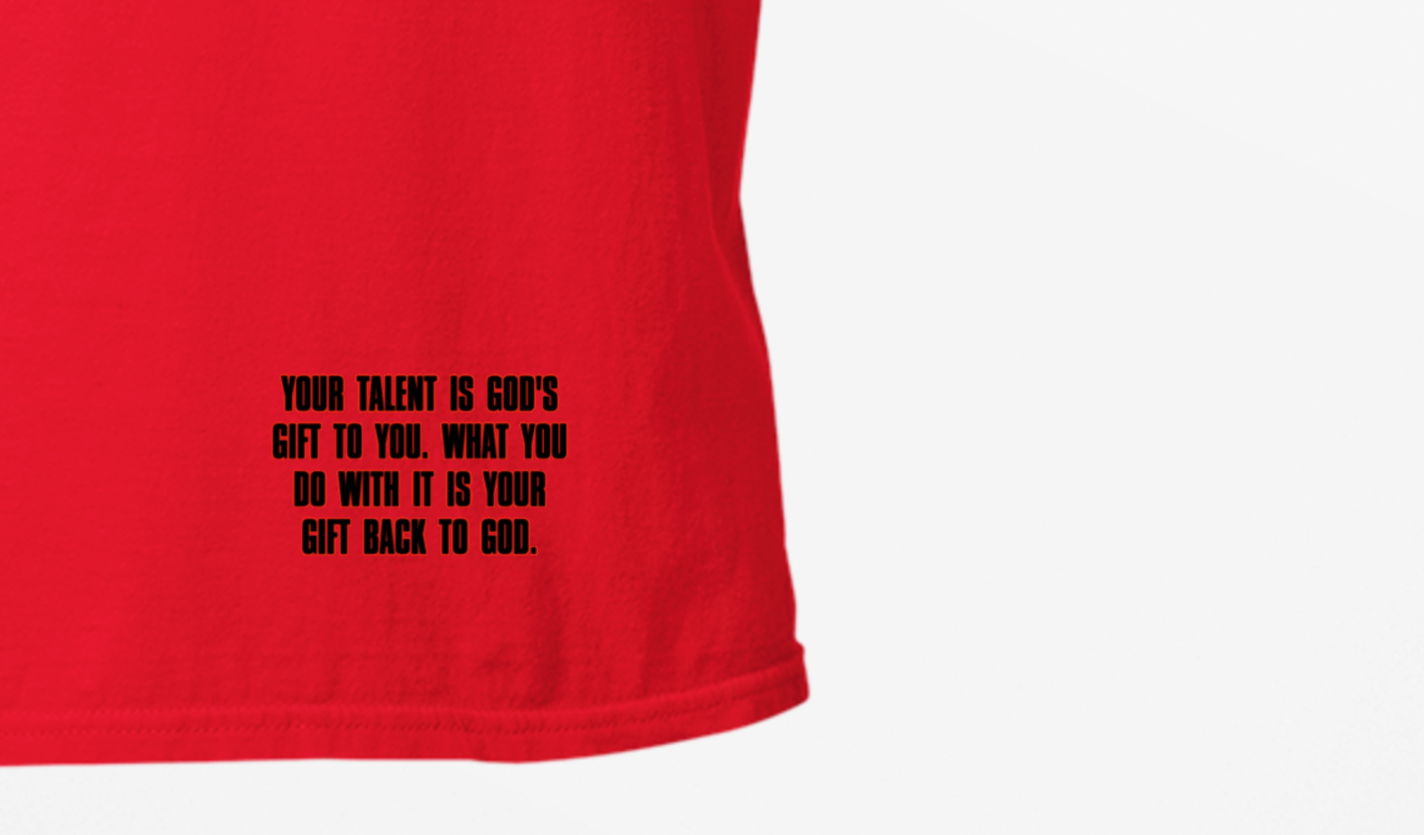 Trust Your Talent Tee - Red (LIMITED EDITION)